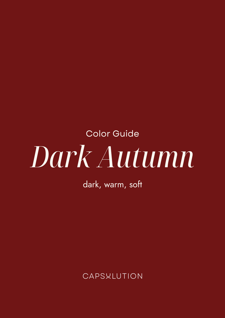 Dark Autumn Guide - capsulution