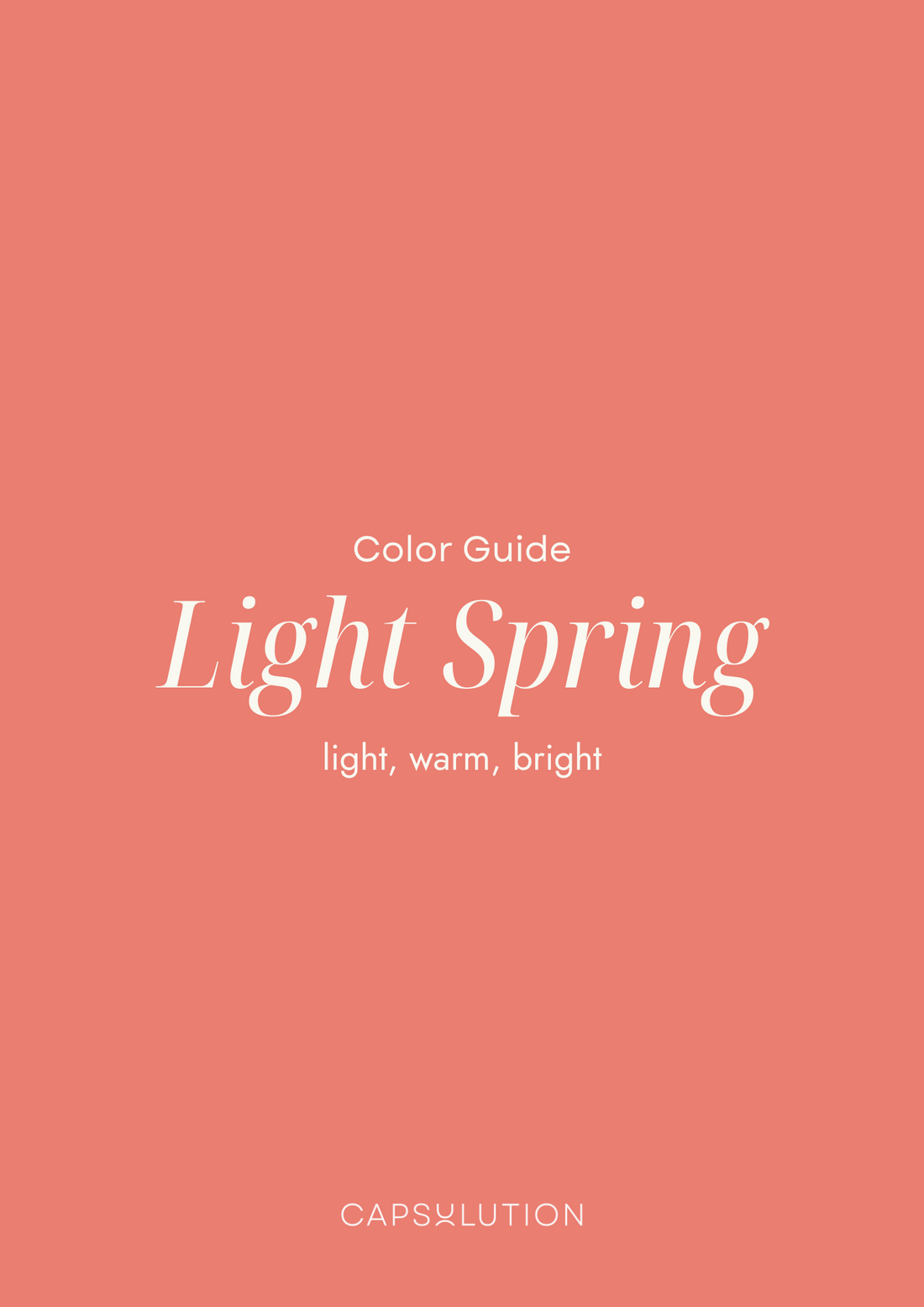 Light Spring Color Guide